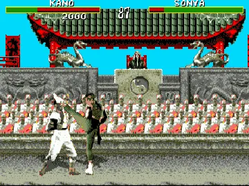 Mortal Kombat (World) screen shot game playing